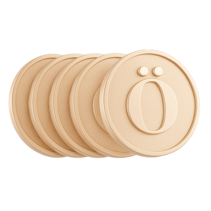 Fidelock coin stack illustration