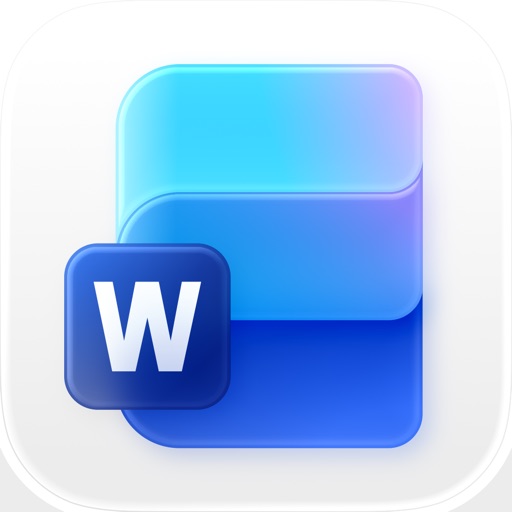 Microsoft Word iOS app icon